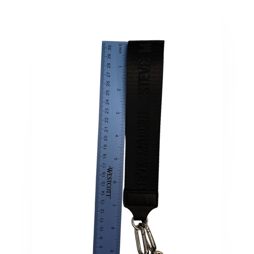 NWT Steve Madden Black Flat Wallet, Key Chain and Pouch Set - Picture 9 of 9